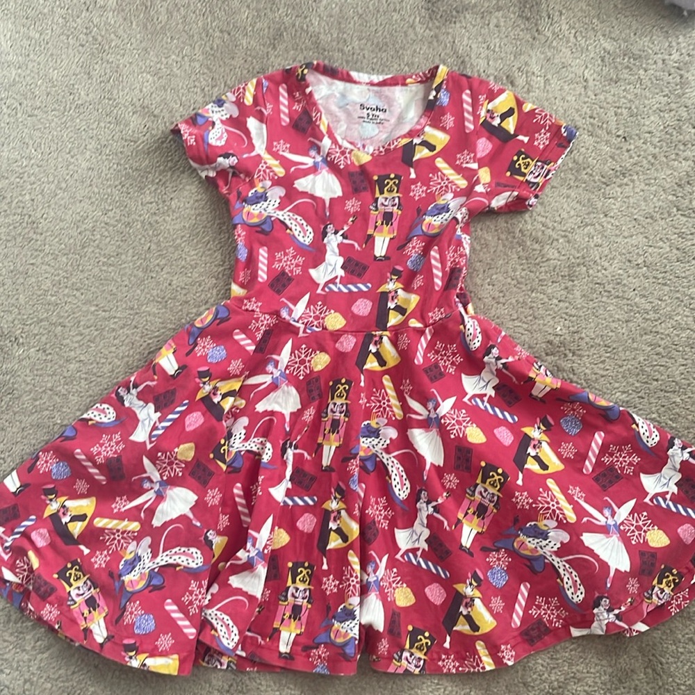 Svaha kids dress. Nutcracker. Size 5